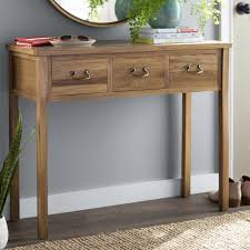 Sadie 39 4 Solid Wood Console Table Wood Console Table Console Table Wood Console