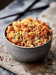 Ground Turkey Fried Rice Recipe W Brown Rice 15 Min Healthy Dinner Recipe Ground Turkey Recipes Turkey Recipes Fried Rice