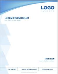 A letterhead, or letterheaded paper, is the heading at the top of a sheet of letter paper (stationery). 15 Professional Letterhead Templates For Ms Word Formal Word Templates