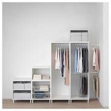 Platsa Wardrobe White Fonnes Skatval Light Grey Ikea Ikea Wardrobe Ikea Furniture