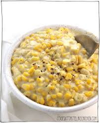 5 Minute Vegan Creamed Corn Recipe Vegan Thanksgiving Corn Dishes Creamed Corn Recipes