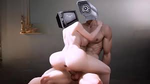 Skibidi TV Woman rides lens hard