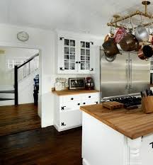 Celebrity Houses And Real Estate Butcher Block Countertops Kitchen Remodel White Modern Kitchen
