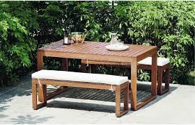 Parsons Garden Wooden Picnic Set With Cushions Table And Bench Set Outdoor Tables Diy Patio Furniture