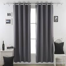 Amazon Com Deconovo Heavy Duty Thermal Insulated Grommet Winter Blac Thermal Insulated Blackout Curtains Insulated Blackout Curtains Blackout Curtain Lining