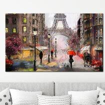 13.25'' h x 9.5'' w; Paris Themed Wall Art Wayfair