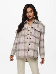 Checked Shacket Jacket Only