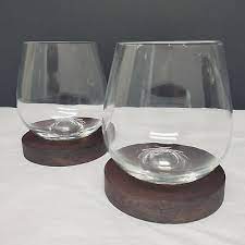 Self Aerating Stemless Wine Glasses Set