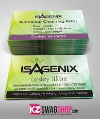 Getting into action with jay b. Isagenix Business Cards Style 2 Kz Swag Shop