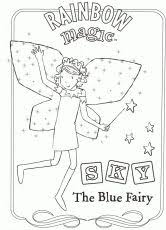 Rainbow Magic Coloring Page Blue Fairy Coloring Pages Rainbow Magic Fairies Rainbow Magic Books