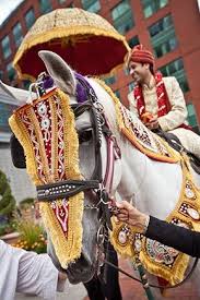 Indian Weddings White Horse Wedding Day Bliss Wedding Style Magazine Horse Wedding Indian Wedding Shoes