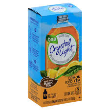 Crystal Light On The Go Natural Lemon Iced Tea Drink Mix Shop Tea At H E B