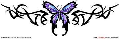 Lower Back Tribal Butterfly Tattoo Design Lower Back Tattoos Tribal Butterfly Tattoo Lower Back Tattoo Designs