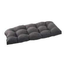 Besides good quality brands, you'll also find plenty of discounts when you shop for chair cushions outdoor during big sales. Rolston Outdoor Indoor Tufted Bench Cushion Charcoal Gray Haven Way Target
