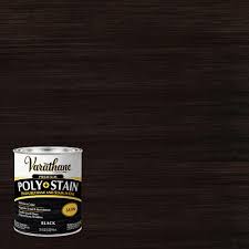 Varathane is a brand name. Varathane 1 Qt Black Satin Oil Based Interior Stain And Polyurethane 349567 The Home Depot