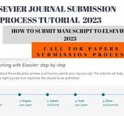 How to submit research articles to Elsevier journals #Elsevier #submission  tutorials Complete guide