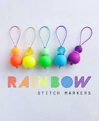 Thanks to taunya for creating this wonderful tutorial as part of my guest contributor program ! Diy Rainbow Stitch Markers For Knitting My Poppet Makes