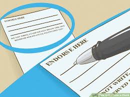 It's the most common way of endorsing a check but also the least secure. How To Endorse A Check For Deposit Bank Of America How To Wiki 89