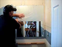 Use your variable speed drill to remove the screws holding the mirror clips to the wall. Taking Down A Bathroom Mirror Youtube