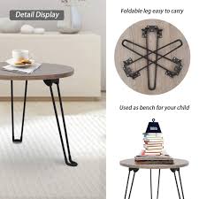 Madanere table (set of 3) event featured. Folding Nesting Coffee Tables End Table Set End Side Tables Wood With Metal Legs For Living Room Balcony Home And Office Dark Brown Set Of 3 Nesting Tables Home Kitchen Olharcidadao Com Br