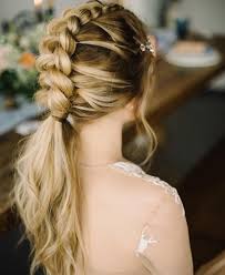 Because you want the curls to be visible, only knit half of the braids and wear all your hair on one side. Braid Hair Style For Girls Long Hair Novocom Top