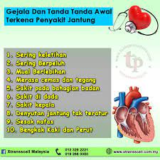 Gejala penyakit jantung tidak hanya berupa nyeri dada di sebelah kiri. Gejala Dan Tanda Tanda Awal Terkena Xtransscell Malaysia Facebook