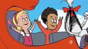 The Cat In The Hat Here We Go Go Go Go On An Adventure Song Childrens Songs Songs Fun At Work