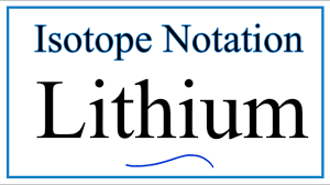 Lithium is a silver / gray white chemical element with an atomic number 3. Notation For Isotopes Of Lithium Li Youtube