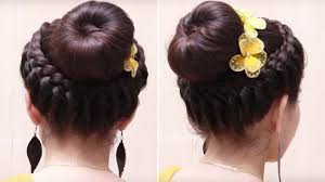 Easy hairstyles for work to get your day started. Classic Donut Bun Hairstyles Quick And Easy Hairstyles Dance Hairstyles Youtube