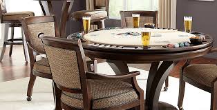 It folds in half and fits into its own storage bag for when you are only using the dining table. Poker Table With Chairs Set Off 65