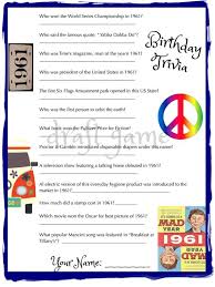 This trivia game for 60th birthdays includes trivia questions about 1961 but also about topics and events that occurred from 1961 through 1981. 12 Best 21st Party Ideas 21st Party Birthday Party 21 21st Birthday Girl