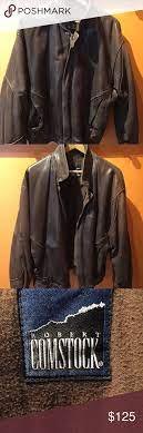 Robert Comstock Soft Brown Leather Jacket Size 4 Leather Jacket Brown Leather Jacket Jackets