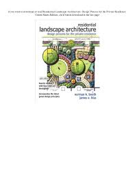 Download Residential Landscape Architecture Design Process For The The process of landscaping your yard can be broken down into two phases: download residential landscape