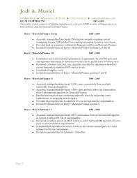 buyer resume profile