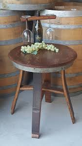 Wine Barrel Head End Table Local Pickup Only Fredericksburg Etsy Wine Barrel Table Barrel Projects Wine Barrel Furniture