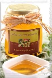 Gelee De Rhubarbe A La Vanille Bourbon Recette Rhubarbe Recette Gelee Recettes De Cuisine