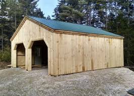 A 24×24 garage kit can be easily transformed into a customized building system when personalized with your desired components. 24x24 Garage Kit Post And Beam Garage Jamaica Cottage Shop