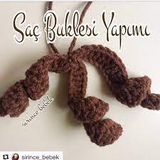 Sac Buklesi Yapimi Tarif Sirince Bebek Repost Sirince Bebek With Get Repost Dun Bana Cok Soruldugu Icin Bebeklerimde Bukle Amigurumi Bukle Orgu