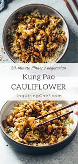 Kung Pao Cauliflower Recipe Easy Healthy Recipes Vegetarian Recipes Healthy Recipes