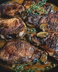 The most juicy pork chop i have ever had. Skillet Pork Chops In Wine And Mushroom Sauce Chasing The Seasons