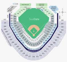 chase field seating chart rows