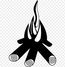 28 Collection Of Fire Clipart Black And White Png Camp Fire Silhouette Png Image With Transparent Background Toppng
