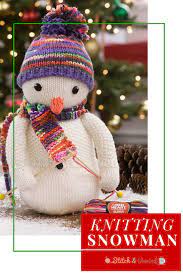 Download the free pattern and sew your own! Festive Knitting Snowman Knitting Pattern Stitch And Unwind