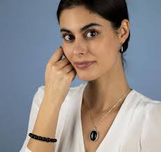 Buy Beauty Gems Pure & Unique Sulemani Hakik Bracelet Original Certified  सुलेमानी हकीक ब्रेसलेट Natural Black Agate Bracelet ब्लैक एगेट ब्रासलेट  Kala Hakik Braclet For Styling Modern & Traditional Outfit at Amazon.in