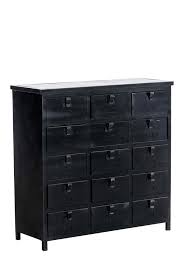 Metall Kommode Brahmann Schwarz 15 Schubladen Mehrzweckkommode Industrial Design Schubladenkommode Kommode Landhaus Mobel