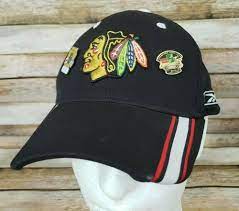 Nhl Chicago Blackhawks Hat Cap Strapback Silver Stick Pins By Reebok Reebok Chicagoblackhawks Nhl Chicago Chicago Blackhawks American Hockey