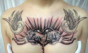 35 Awesome Heart Tattoo Designs Cuded Chest Tattoos For Women Body Art Tattoos Tattoo Designs Men