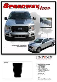 Details About 2016 2017 2018 2019 Ford F 150 Speedway Hood Decals 3m Stripes Vinyl Graphics