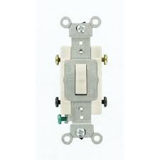 Leviton double pole switch wiring diagram. Leviton 15 Amp Commercial Grade Double Pole Toggle Switch White Cs215 2w The Home Depot