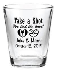 Wedding Shot Glasses Wedding Favors 1 75oz Personalized Shot Etsy Wedding Gifts For Guests Personalized Wedding Favors Wedding Party Favors